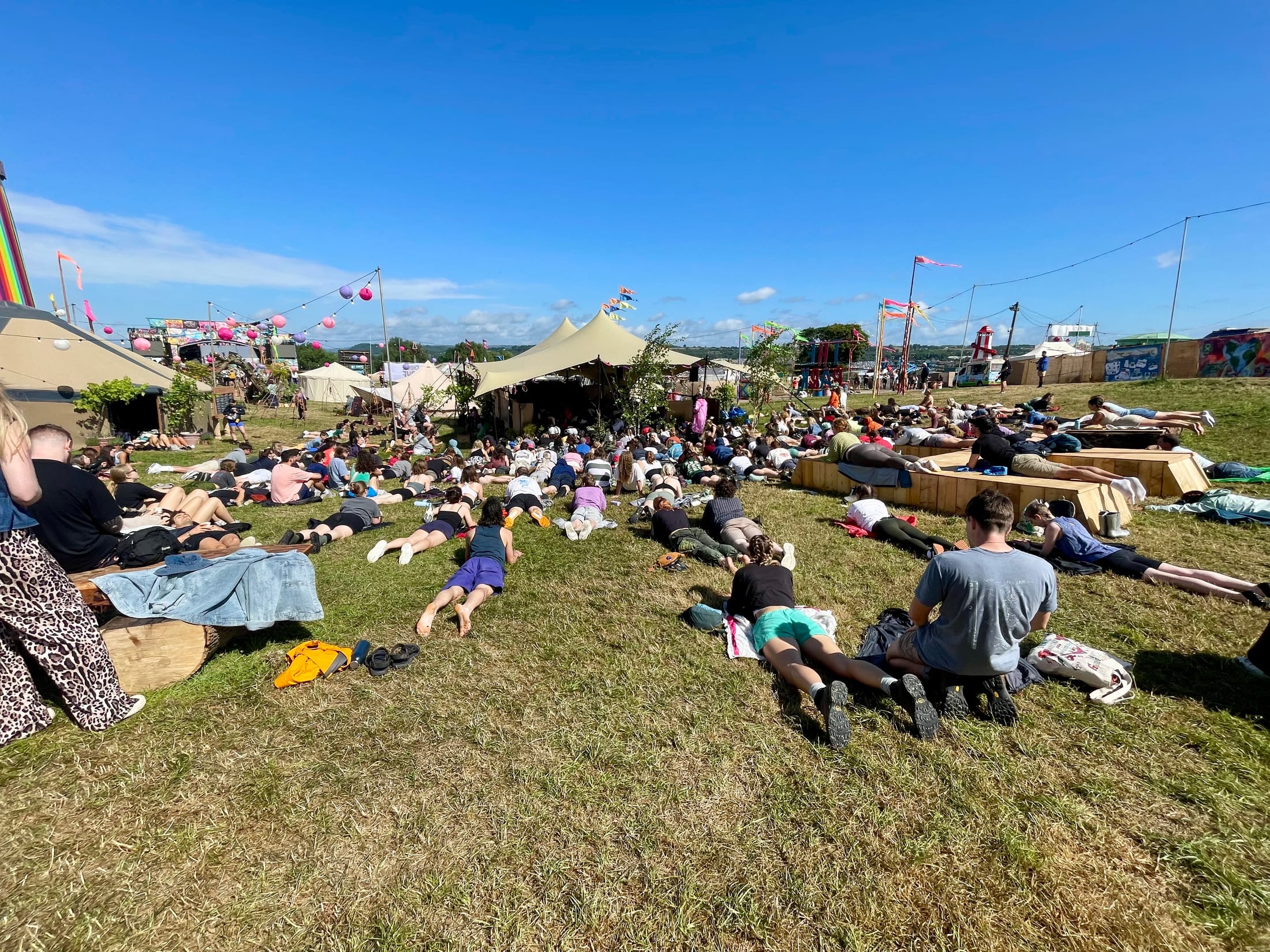 Humblewell wellbeing field, Glastonbury